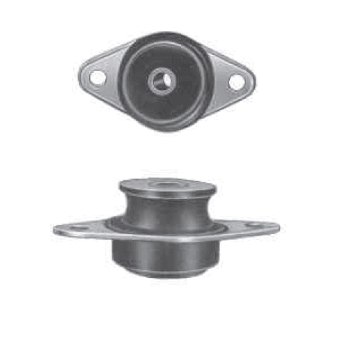 Core mount rubber vibration mounting for Radiators, engines and industrial machinery